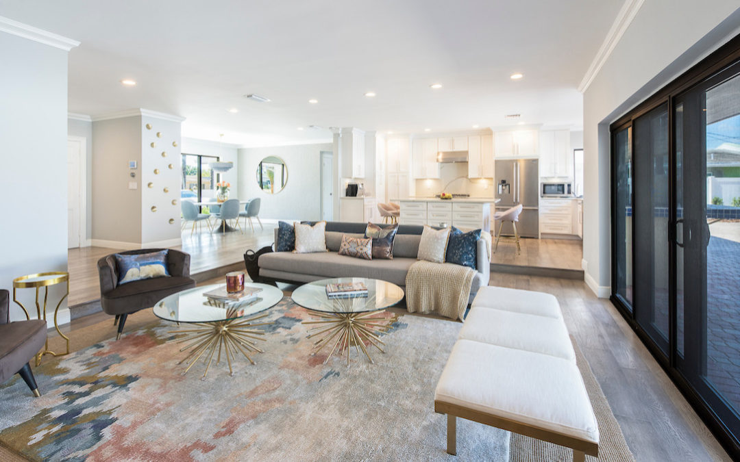 Living Room in Pastel Colors